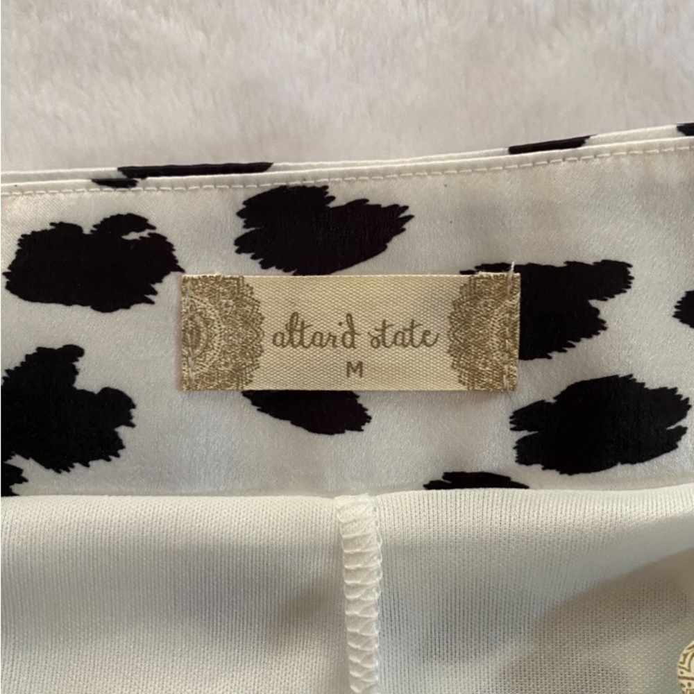 NWT Medium Alter’d state black cow print skirt - Picture 3 of 6